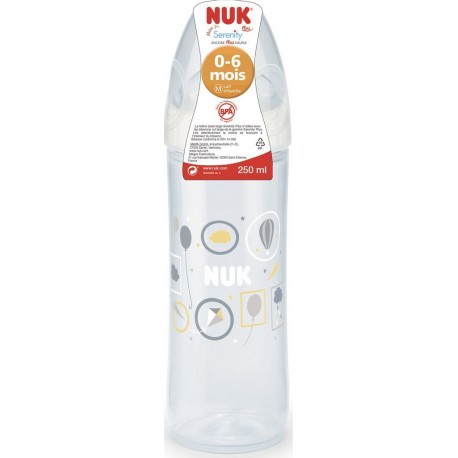 NUK Biberon 1er âge col large 250mL le biberon