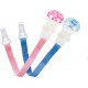 DODIE Attache Tétine Rose et Bleu les attaches sucettes