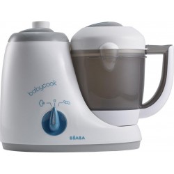 BEABA Robot cuiseur gris et bleu cook le robot