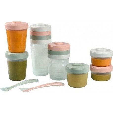 NC Beaba Pack 1er Repas, Portion Clip De Conservation (2x90ml + 4x150ml + 6x250ml)