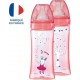 NC Dodie Lot De 2 Biberons Initiation+ 330ml Fille