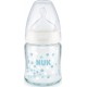 NUK Biberon en verre 1er âge col large 120ml le biberon de 120ml