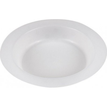 Assiette En Plastique bébé 19cm Blanc