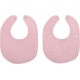 NC Lot De 2 Bavoirs Bébé absorbant 27cm Rose