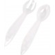 NC Set De 2 Couverts Bébé cuillère & Fourchette 13cm Transparent