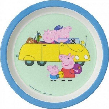 Peppa Pig Assiette Bebe Avec Les Grands Parents