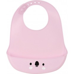 Silicone Bavoir Safta Koala Rose (21 X 2 X 26 Cm)