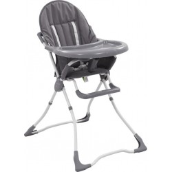 Chaise Haute Pour Bébé Gris Et Blanc Vidaxl