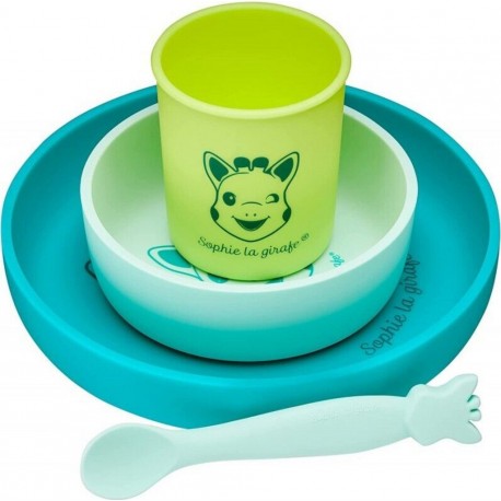 Silicone Set Repas Azur Sophie La Girafe