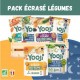 NC Pack Spécial Purées Écrasées Bio Midi Et Soir 40 Repas 8m+