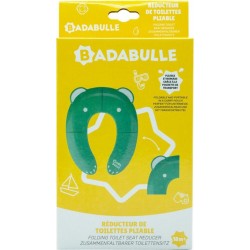 BADABULLE Réducteur de toilette bébé vert pliable