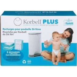 NC Korbell Pack De 3 Recharges 26l Plus la bouteille