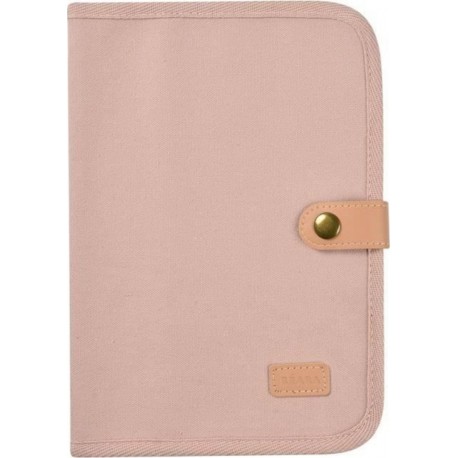 NC , Protege Carnet De Santé Canvas Rose Poudré