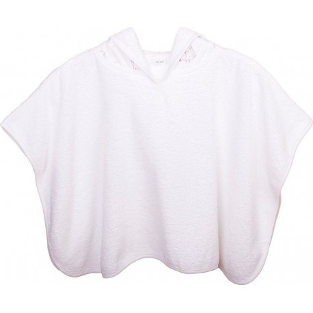 Blanc Avenue Bébé Poncho De Bain 2-4 Ans Rose