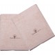 NC Eveil Et Nature Lot De 2 Serviettes Éponge 50x90 Cm Coton Bio Beige