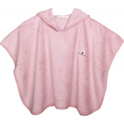 Eveil Et Nature Poncho Eponge 0/24 Mois Coton Bio Bois De Rose