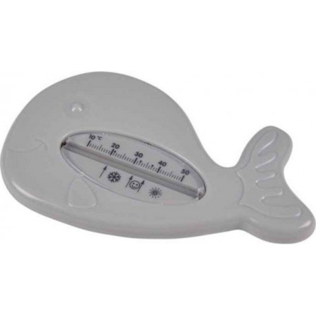 NC Thermomètre De Bain Pour Bébé baleine Gris