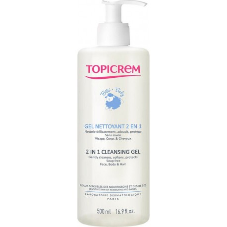 NC Gel De Douche Topicrem Baby 2 En 1 500ml