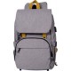 NC Baby On Board Sac A Dos A Langer Freestyle Yellowstone Gris/moutarde