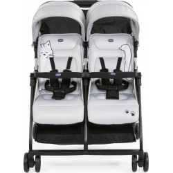 NC Chicco Ohlala Twin Poussette Double 2 Siège(s) Argent