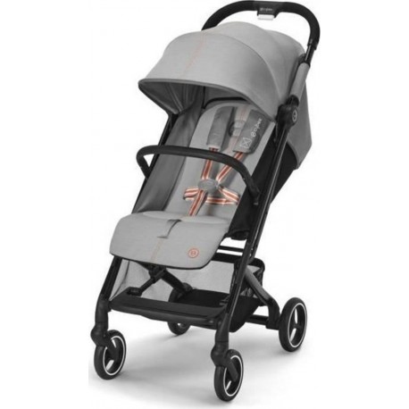 Poussette Citadine Compacte Beezy Lava Grey De La Naissance À 4 Ans Gris