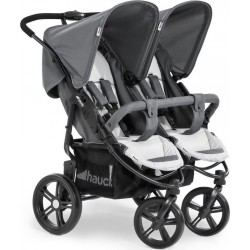 NC Hauck Roadster Duo Slx Poussette Double 2 Siège(s) Gris