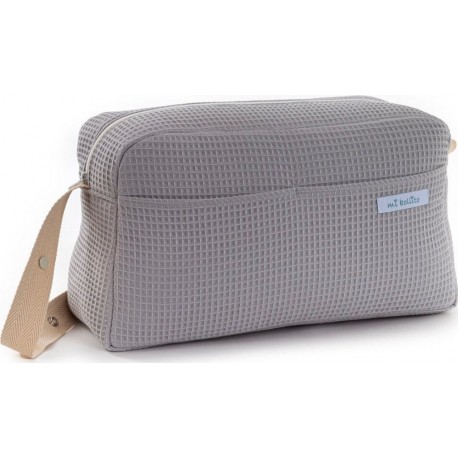 Clair Sac Organisateur Pour Poussette De Bébé Mi Bollito Gris 15 X 24 X 40 Cm