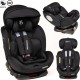 NC Bebelissimo Siège Auto Isofix Pivotant 360 ° Groupe 0+/1/2/3 (0-36Kg)- Hellios Plus Noir / Noir