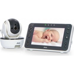 Alecto Dvm200xl Babyphone Avec Caméra Et Écran Couleur 5, Blanc/anthracite