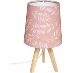 NC Lampe À Poser Enfant floral 23cm Rose