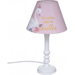 NC Lampe À Poser Enfant il Était Une Fois 36cm Rose