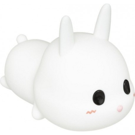 Silicone Veilleuse Pour Enfant lapin Silicone 15cm Blanc