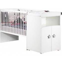 NC Babyprice Lit Combiné 120x60 Evolutif En 90x190 Basic