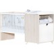 NC Babyprice Scandi Naturel Lit Combiné Evolutif 120x60 En 90x190