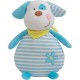 Luminou Chien Bleu Peluche Lumineuse Naturelle Fonctionne Sans Pile Et 30 Cm