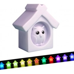 NC Veilleuse Led Enfant Avec Télécommande|hibou|crazy Safety|en Iec55015