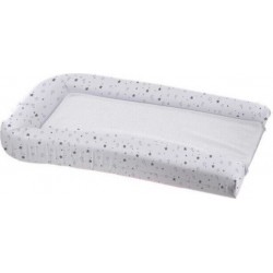 Domiva Matelas Langer Pvc + 2 Éponges Amovibles Blanc Imprime Étoiles la bouteille