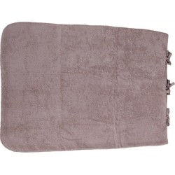 NC Eveil Et Nature Housse Matelas À Langer 55x75 Cm Coton Bio Taupe