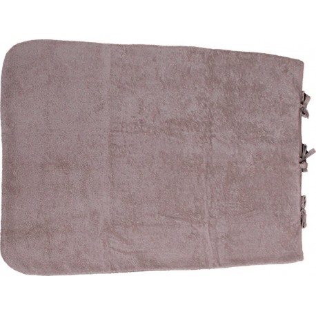 NC Eveil Et Nature Housse Matelas À Langer 55x75 Cm Coton Bio Taupe