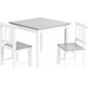 Meubles D Activite En Hevea 2 Chaises Et Une Table Couleur Blanc