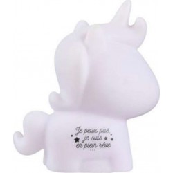 Veilleuse Enfant À Poser licorne 10cm Blanc