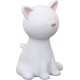 Lampe Veilleuse Enfant Led chat 19cm Blanc