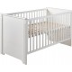 ROBA Lit Bébé Évolutif Maxi – 70 x 140cm – Convertible – Réglable en hauteur