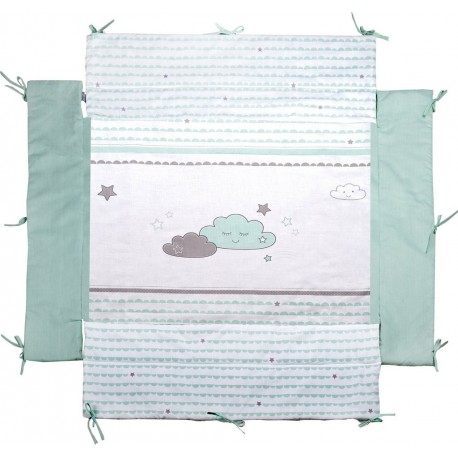 ROBA Tapis de parc universel Happy Cloud – 75 x 100 à 100 x 100cm