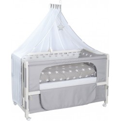 ROBA Lit cododo Little Stars – 60 x 120cm – Avec équipement complet