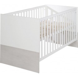 ROBA Lit Bébé Évolutif Julia – 70 x 140cm – Convertible – Réglable en hauteur