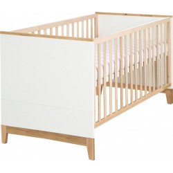 ROBA Lit Bébé Évolutif Finn – 70 x 140cm – Convertible – Réglable en hauteur