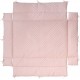 ROBA Tapis de parc bébé roba Style – 75 x 100 à 100 x 100cm – Rose