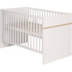 ROBA Lit Bébé Évolutif Pia – 70 x 140cm – Convertible – Réglable en hauteur