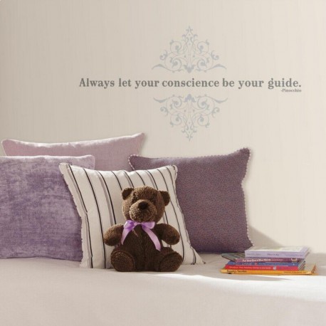 always Stickers Phrase Pinocchio - Let Your Conscience Be Your Guide- Disney